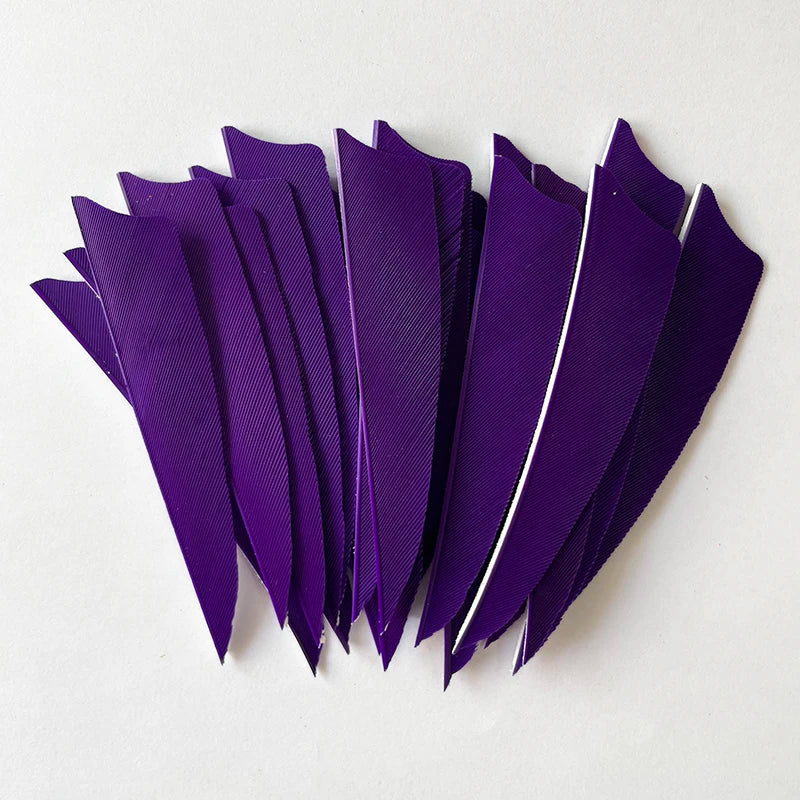 100pcs 3-Inch Shield Cut Turkey Feathers – RW Fletching for Archery & Hunting