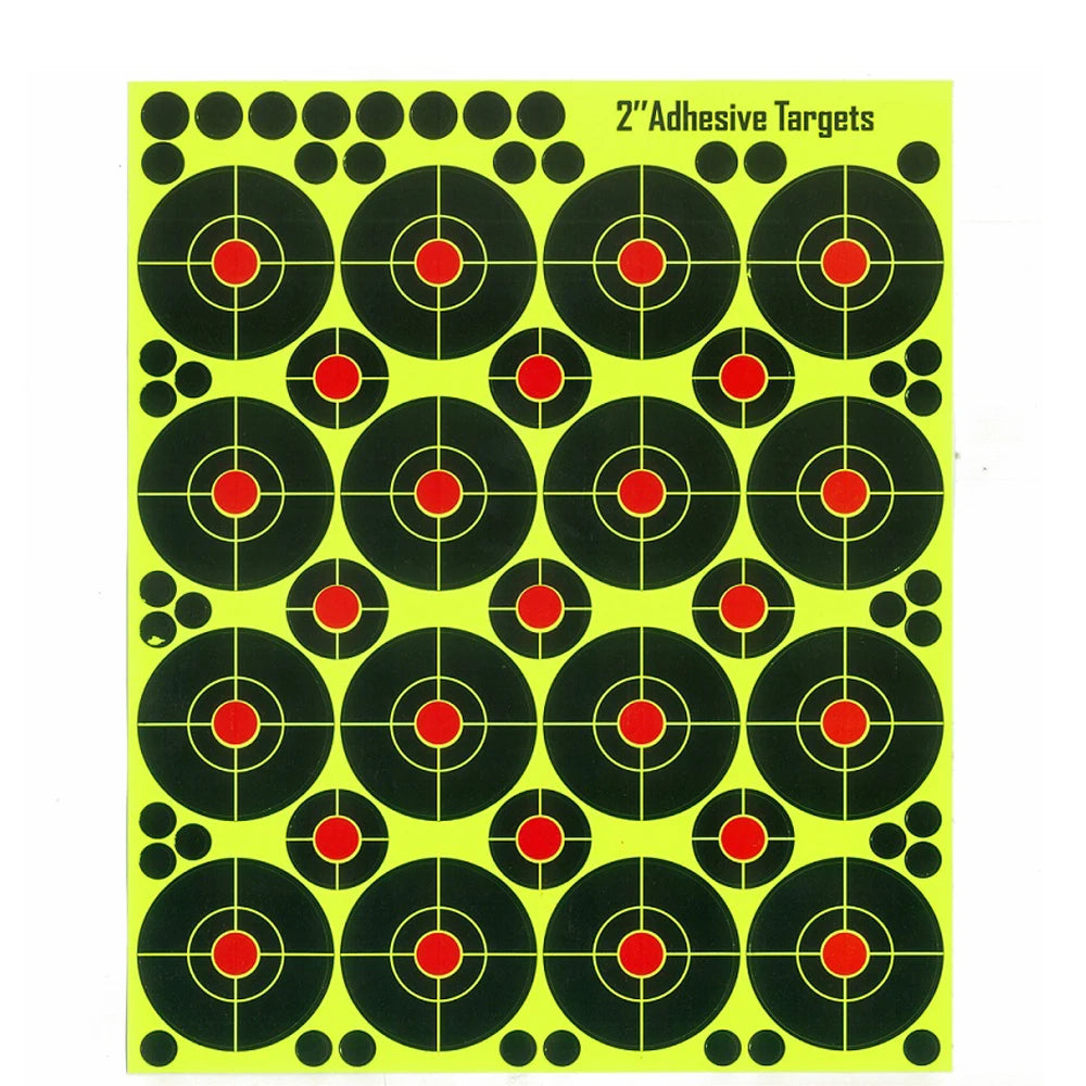 Splatter Blossom Sticker Targets – 10 Pack for Gun, Rifle, Airgun, Pistol, Airsoft, BBs, Slingshot