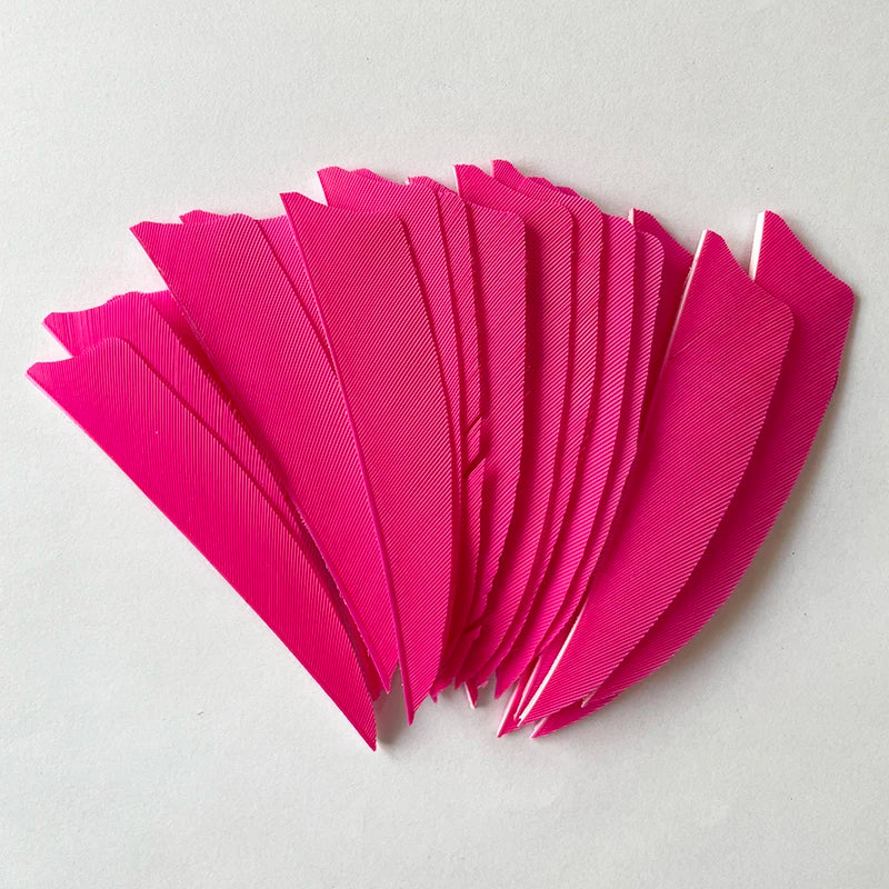 100pcs 3-Inch Shield Cut Turkey Feathers – RW Fletching for Archery & Hunting