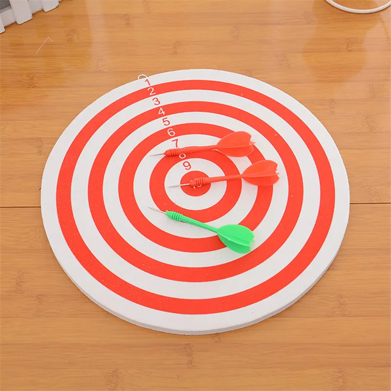 29.5cm Dual-Sided Foam Dartboard Set – Wall-Mounted Toy Darts Game