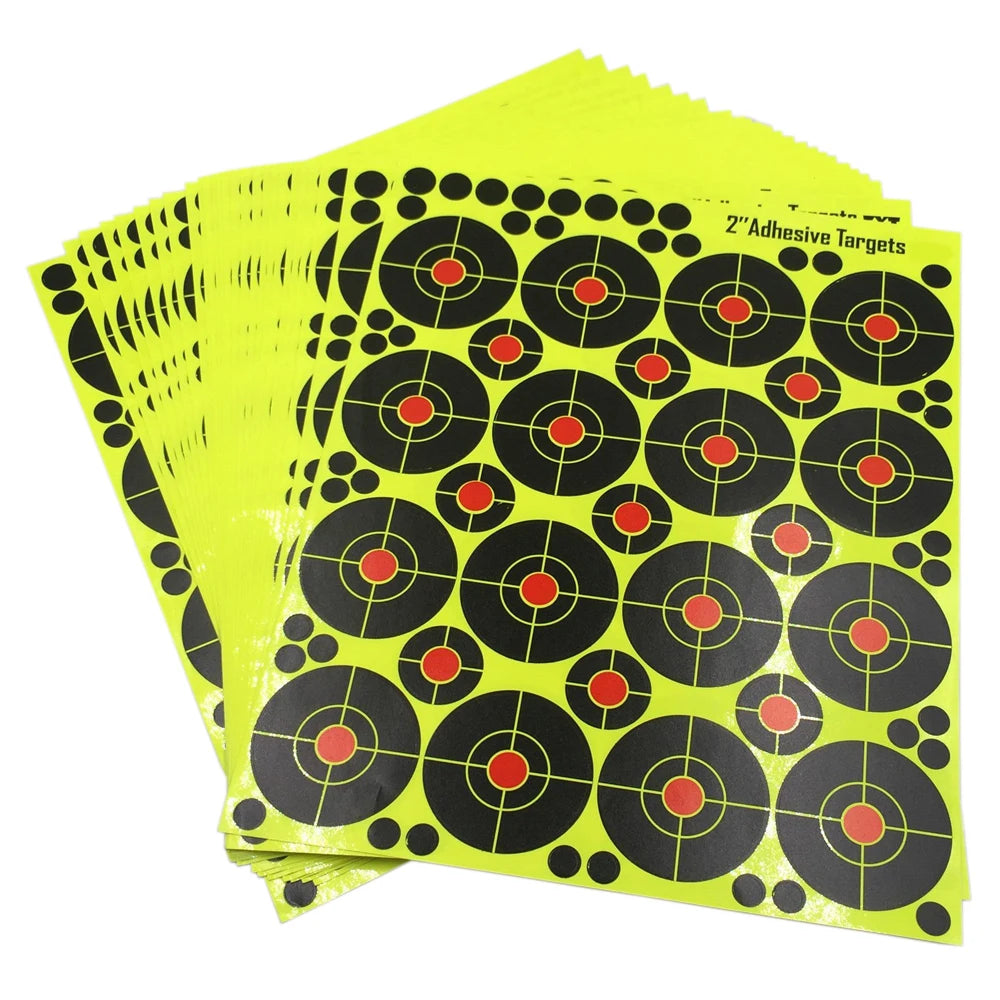 Splatter Blossom Sticker Targets – 10 Pack for Gun, Rifle, Airgun, Pistol, Airsoft, BBs, Slingshot