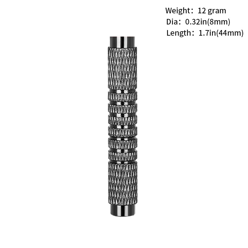 6PCS Copper Dart Barrels Replacement –  with Shafts for Soft & Steel Tip Darts