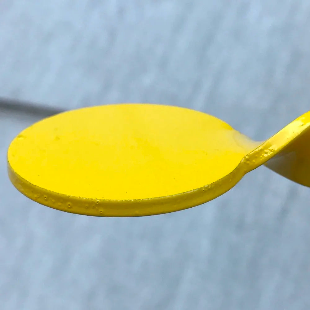 3-Piece Yellow Steel Target Plate Set – Varying Sizes with Mounting Sc