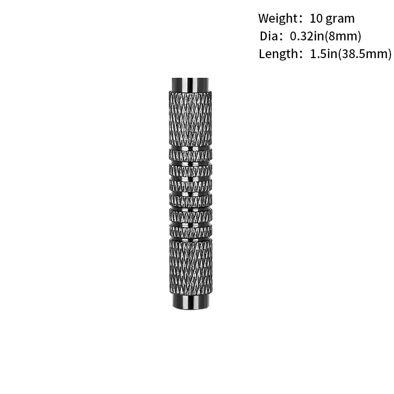 6PCS Copper Dart Barrels Replacement –  with Shafts for Soft & Steel Tip Darts