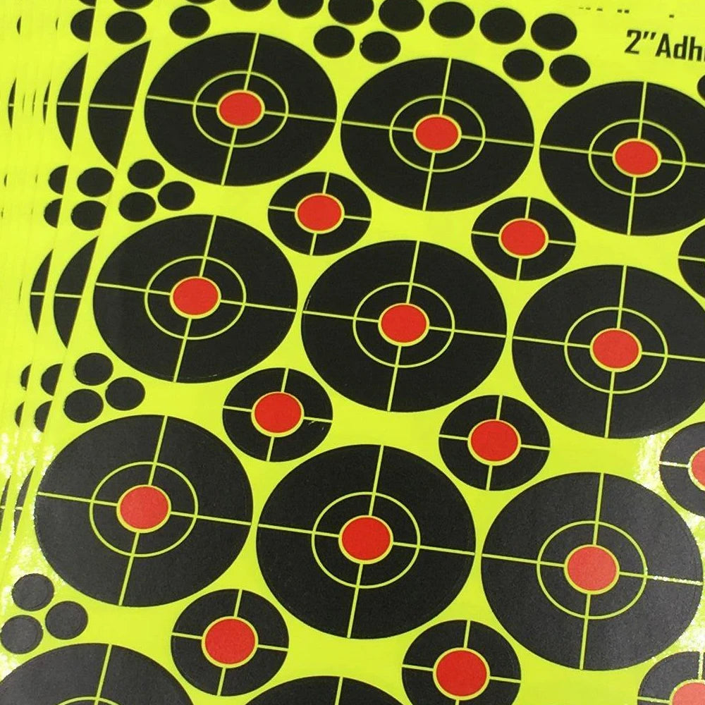 Splatter Blossom Sticker Targets – 10 Pack for Gun, Rifle, Airgun, Pistol, Airsoft, BBs, Slingshot