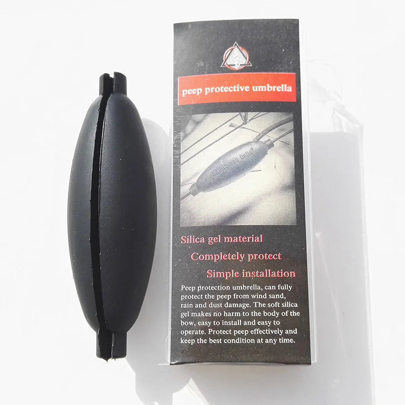 Archery Peep Sight Protector Umbrella Silicone Guard for Outdoor Shooting