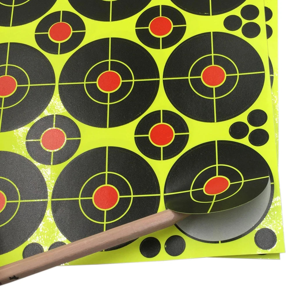 Splatter Blossom Sticker Targets – 10 Pack for Gun, Rifle, Airgun, Pistol, Airsoft, BBs, Slingshot