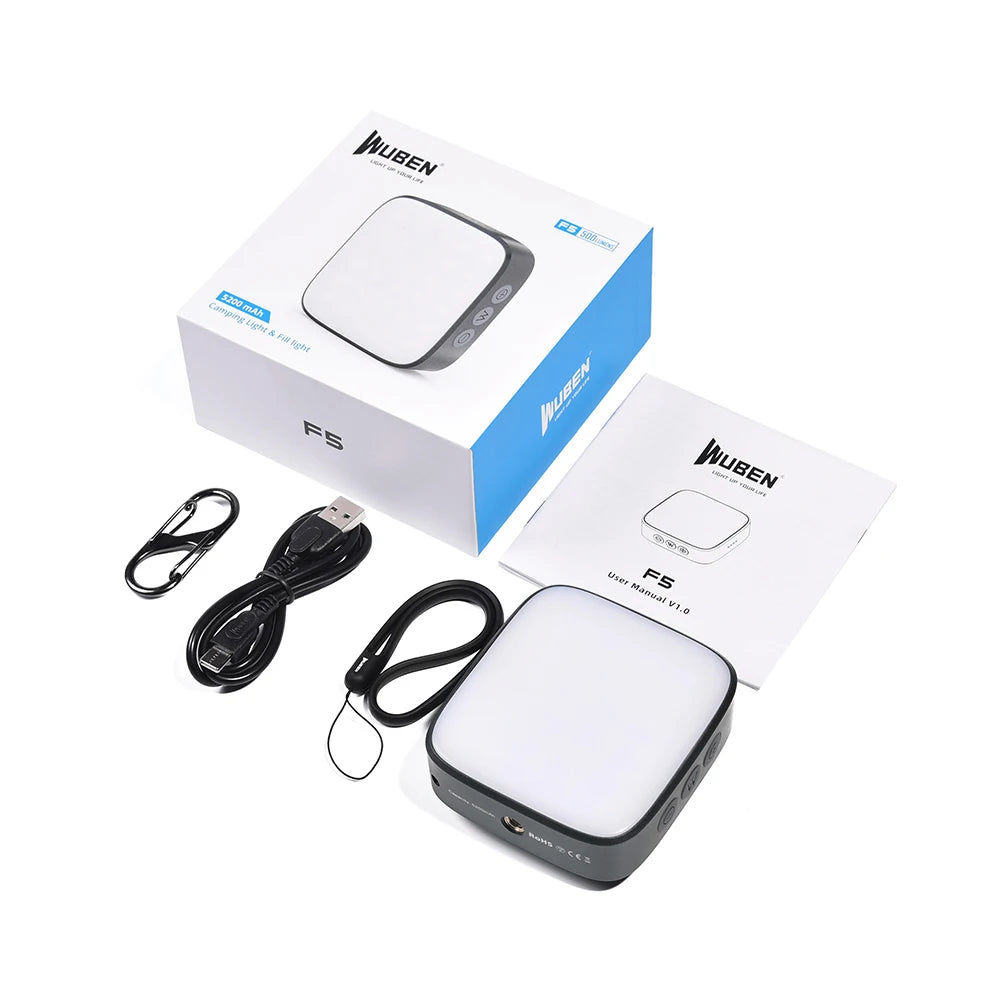 Camping Light 500 Lumens Rechargeable Power Bank LED Lantern with Type-C Charging