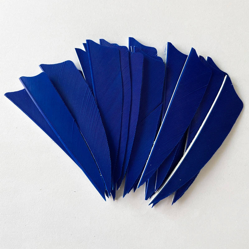 100pcs 3-Inch Shield Cut Turkey Feathers – RW Fletching for Archery & Hunting