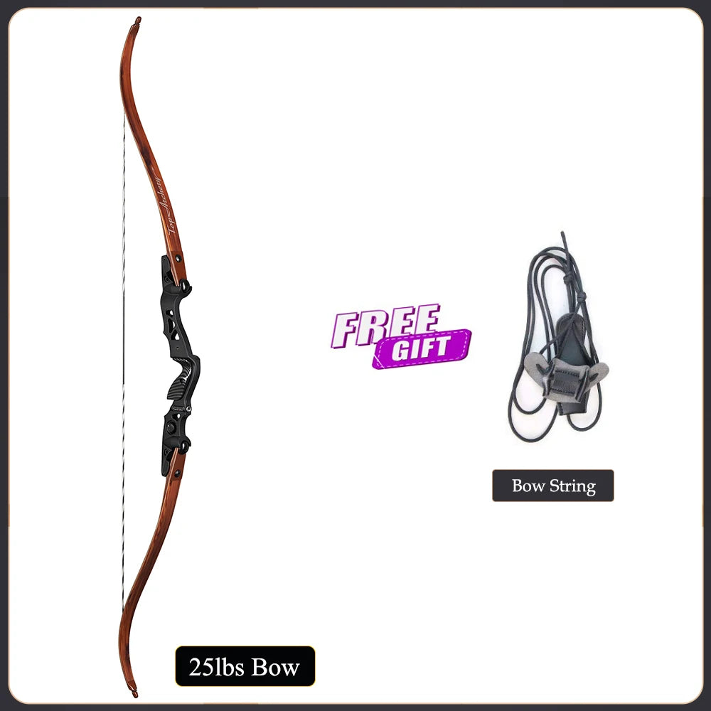 62" ILF Take Down Recurve Bow 20–60lbs – Precision for Hunting & Target Sports