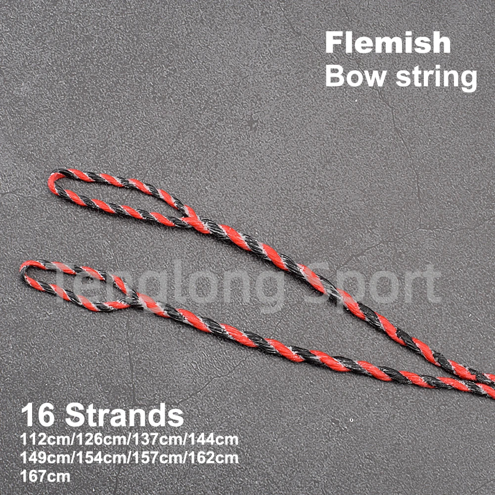 16-Strand Flemish Twist Bowstring – Fits 48" to 70" Recurve and Longbows