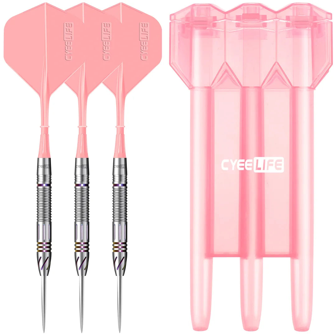 23g Tungsten Steel Tip Darts – 90% Tungsten, Professional Darts with Carrying Case