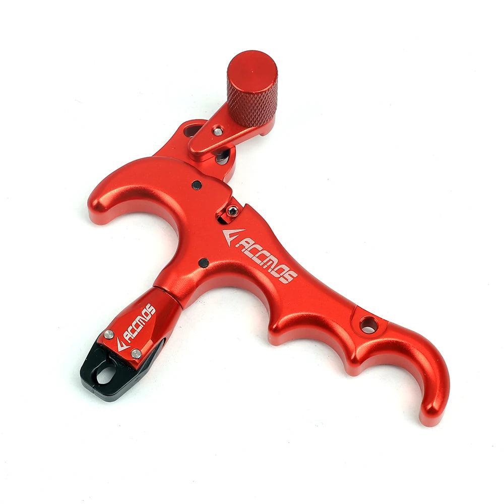 360° 4-Finger Thumb Release Aid – Precision Archery Trigger for Compou