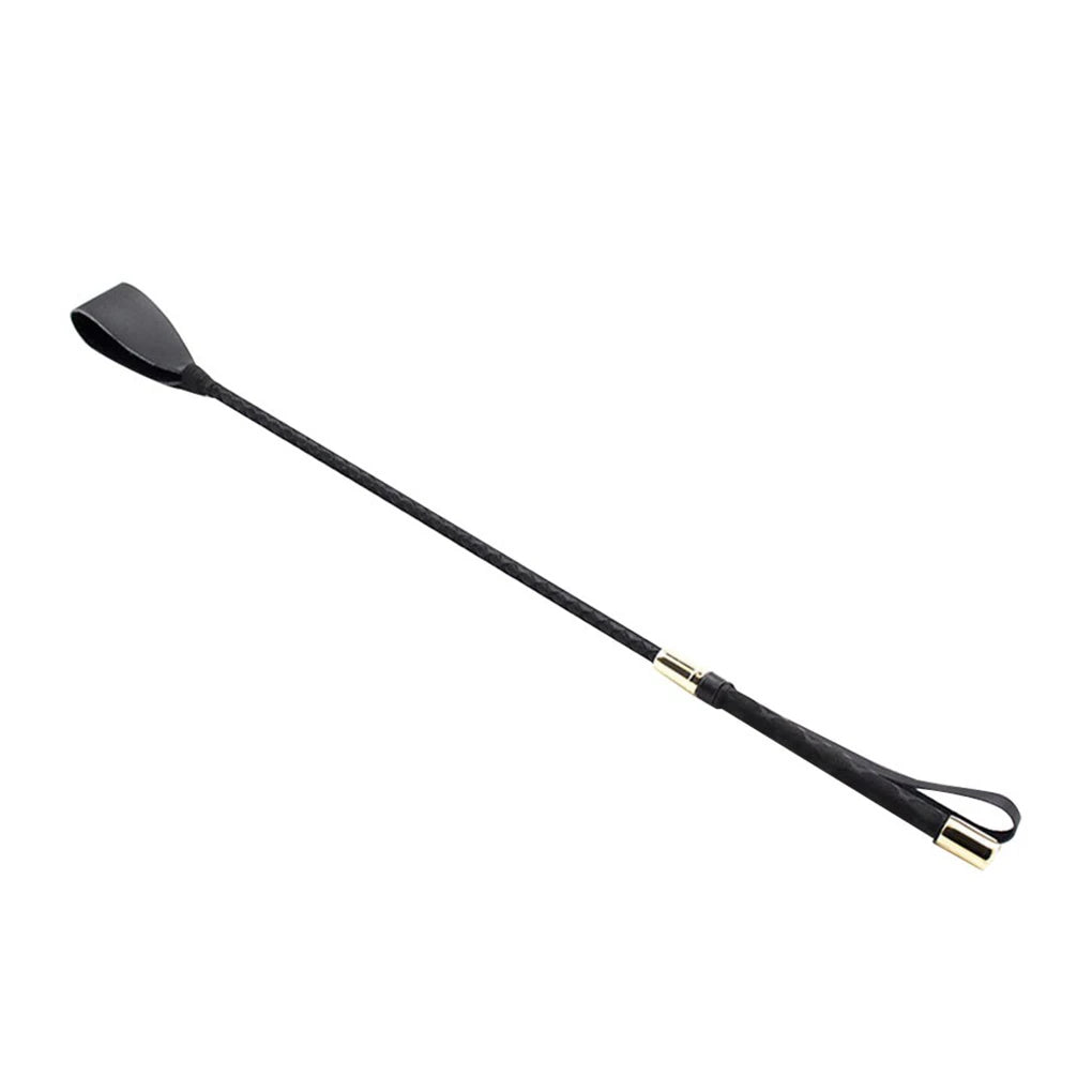 Riding Equestrian Whip – Anti-Slip PU Leather Training Crop
