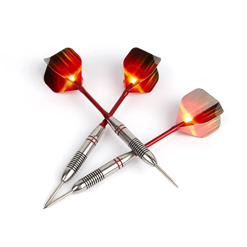 Professional 24g Steel Tip Darts – 3pcs Set with Aluminium Shafts & High-Quality Flights
