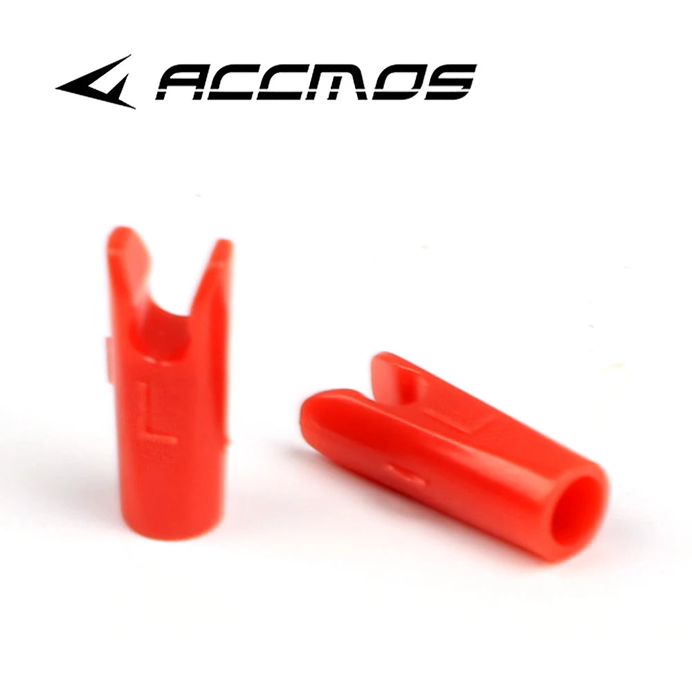 60pcs Plastic Arrow Pin Nocks, Size L & S For ID4.2mm, ID6.2mm, 3.2mm, DIY Arrow Shaft Archery