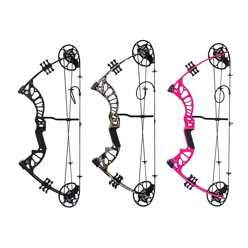 Compound Bow 27.5 Inch Adjustable Hunting Bow for Adults