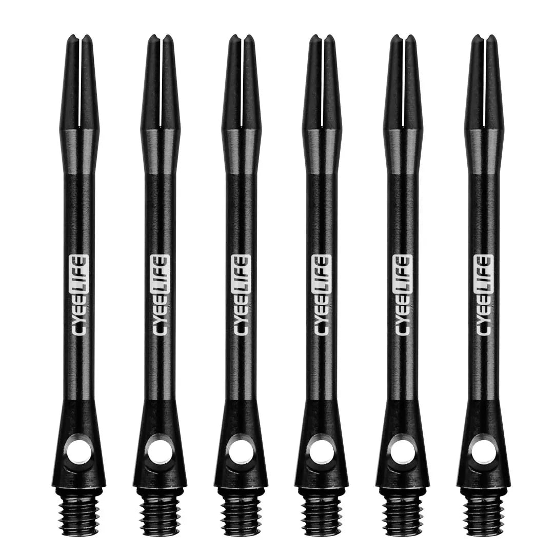 CyeeLife 48mm Aluminium Dart Shafts, 6pcs Durable 2BA Accessories, Durable, Lightweight and Strong