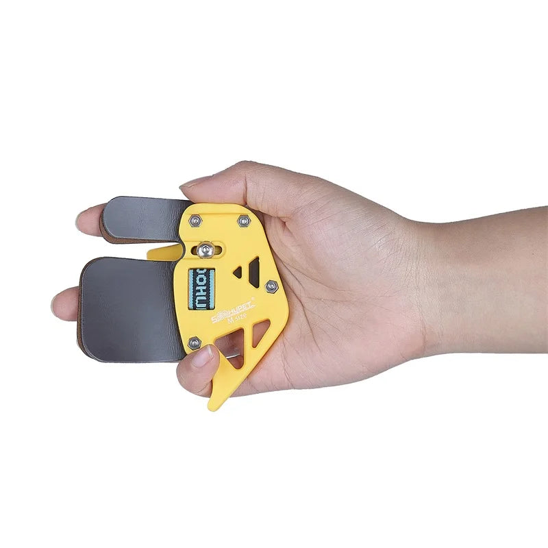 1PC Archery Finger Tab Guard – Leather Finger Protection for Beginners & Children