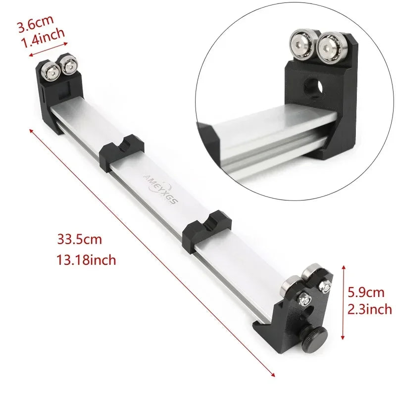 Archery Arrow Shaft Grinder and Straightness Measuring Tool