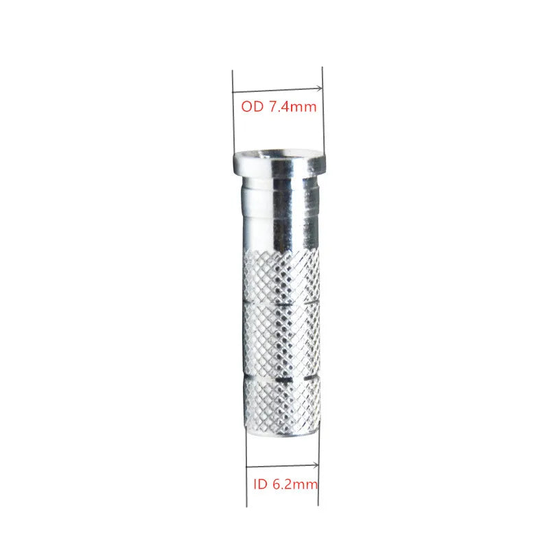 50pcs Aluminium Inserts for 6.2mm ID Carbon Arrow Shafts – Archery Hunting Use