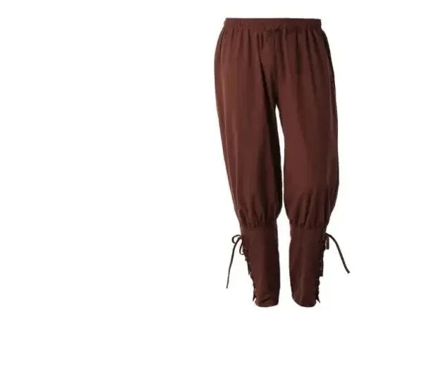 Medieval Pirate Ruffled Shirt & Pants Set – Gothic Steampunk Cosplay Costume