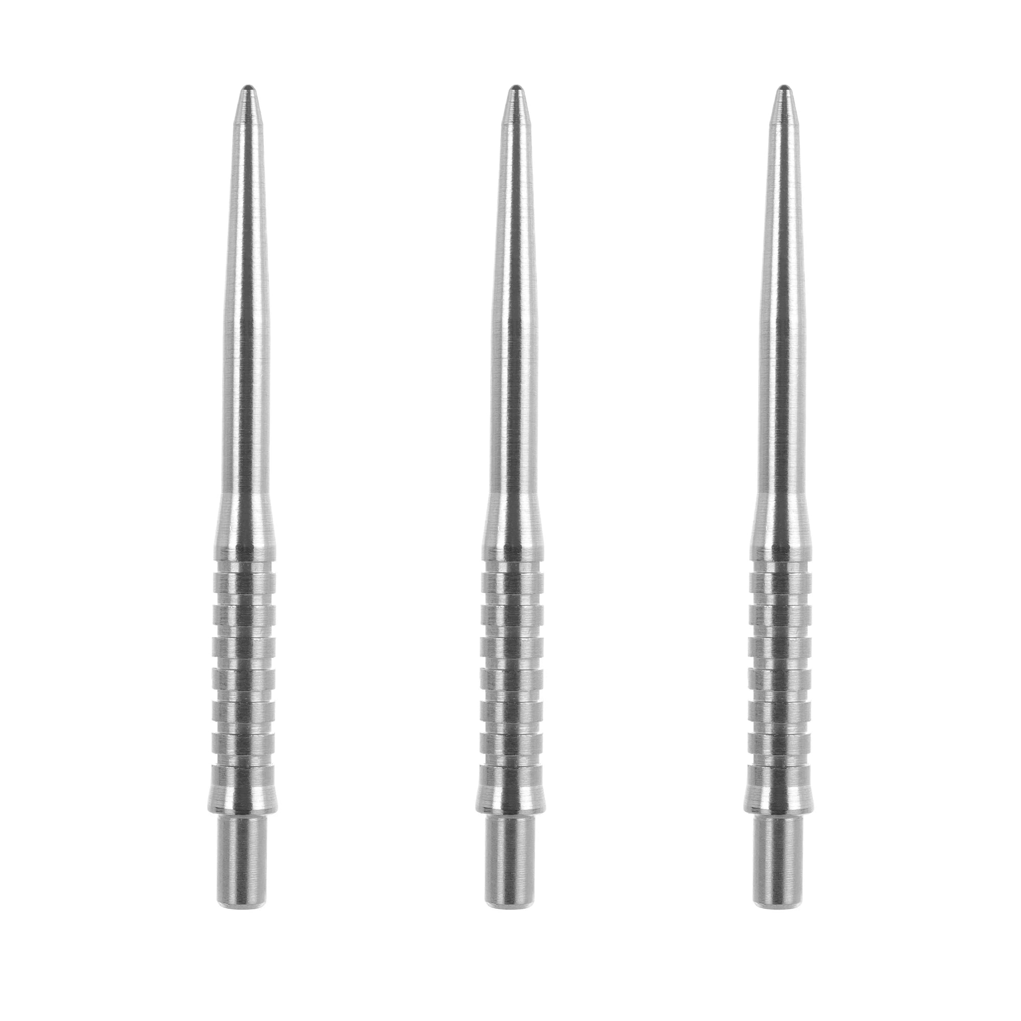 Replacement Dart Stainless Steel Grooved Points – Durable Steel Tips