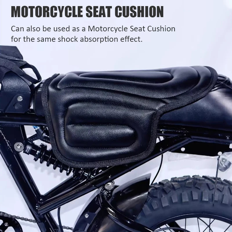 Horse Riding Saddle Pad – Artificial Leather Shock-Absorbing Equestrian Seat Cushion