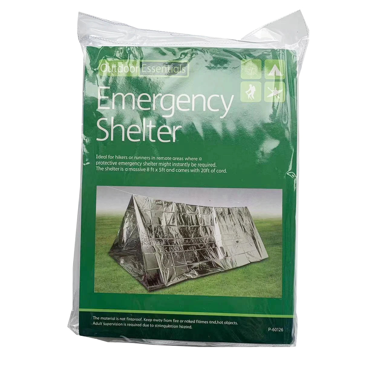 Emergency Shelter Tent and Sleeping Bag Kit for Survival and Outdoor Use