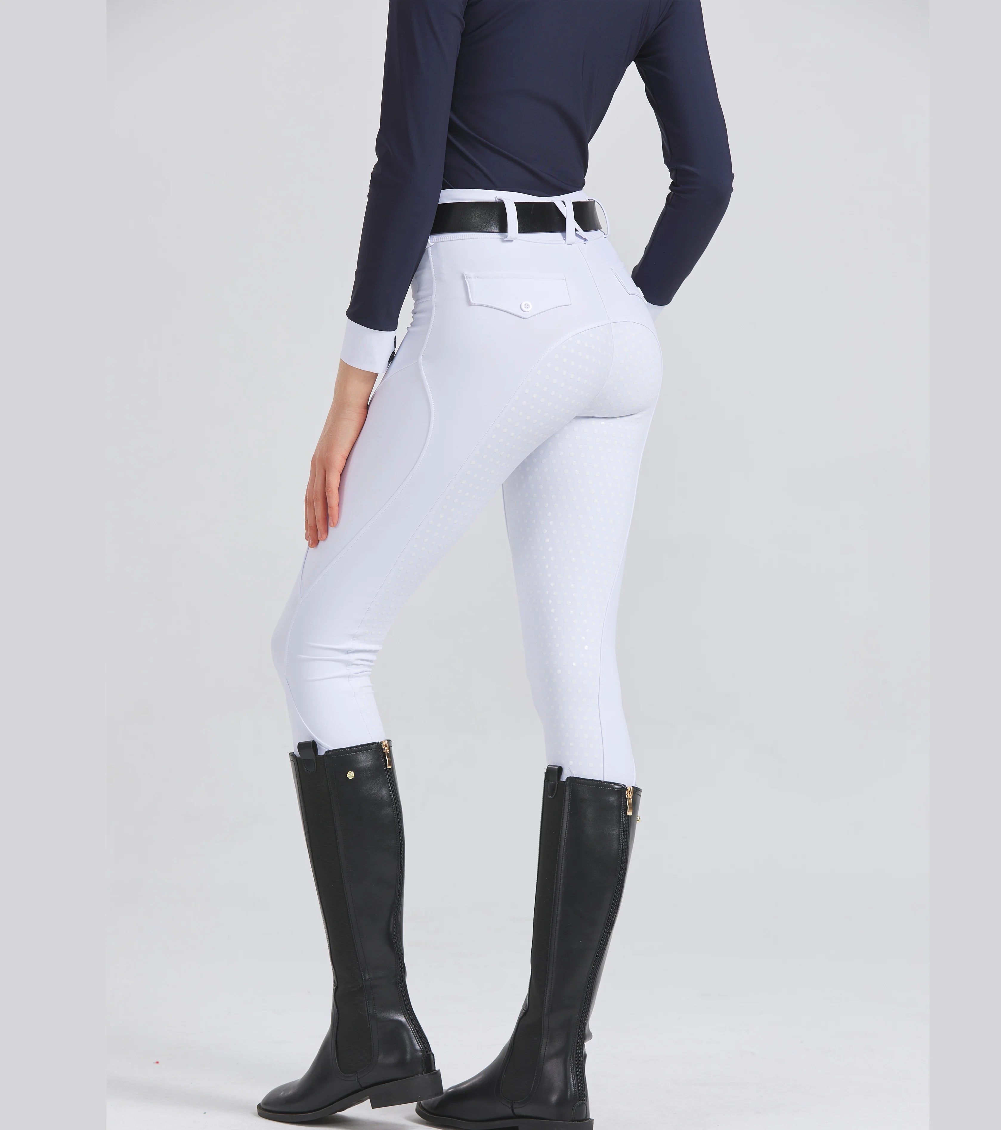 Women's Professional Silicone Grip Riding Pants – Quick-Dry, Tight-Fit Equestrian Sportswear