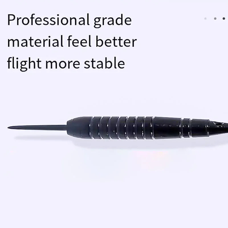 3 pcs professional steel-tip darts – 16cm tungsten barrel darts for hard dart targets