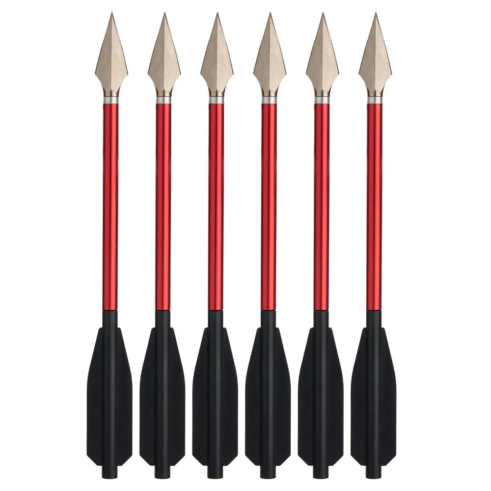 6.7-Inch Aluminum Crossbow Arrows – Mini Bolts with Replaceable Hunting Tips
