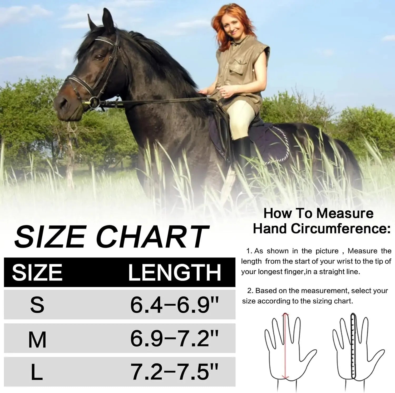 Women's Equestrian Mesh Riding Gloves – Lightweight, Breathable, All-Weather Grip Gloves
