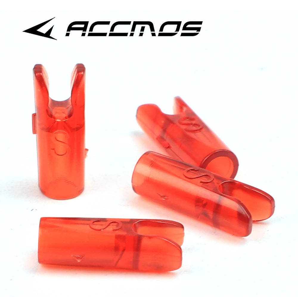60pcs Plastic Arrow Pin Nocks, Size L & S For ID4.2mm, ID6.2mm, 3.2mm, DIY Arrow Shaft Archery