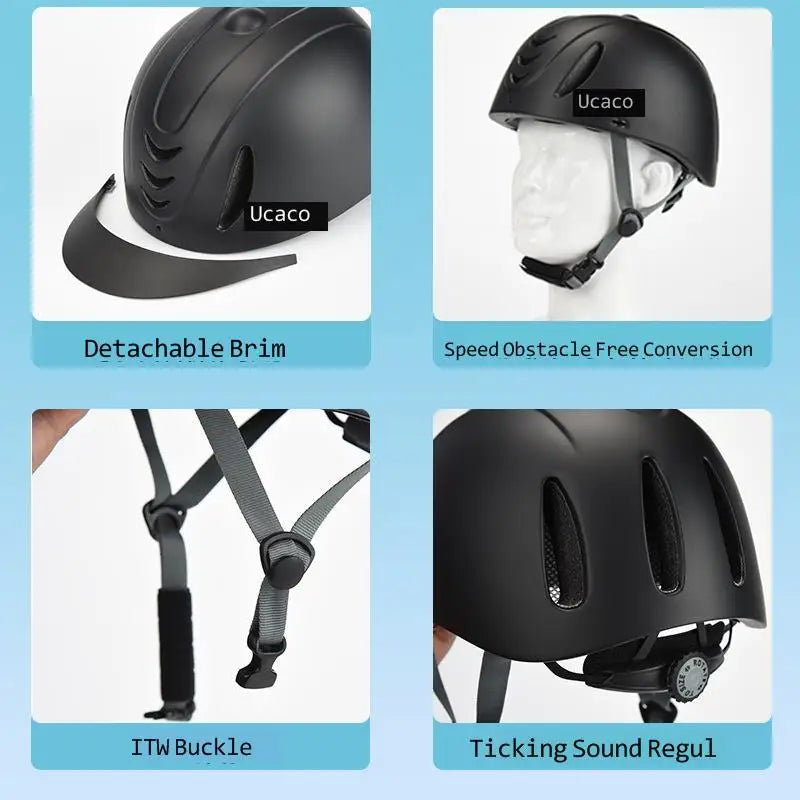 Equestrian Helmet – Ultra-Light Adjustable Horse Riding Helmet for Adults & Children
