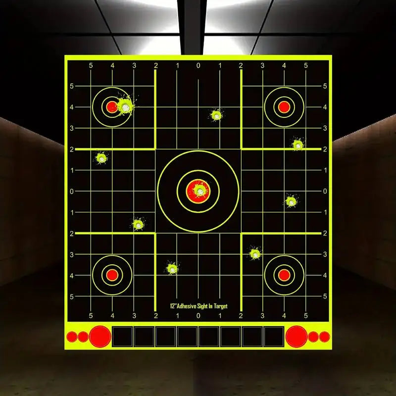 12" Self-Adhesive Splatterburst Shooting Targets – Pack of 10