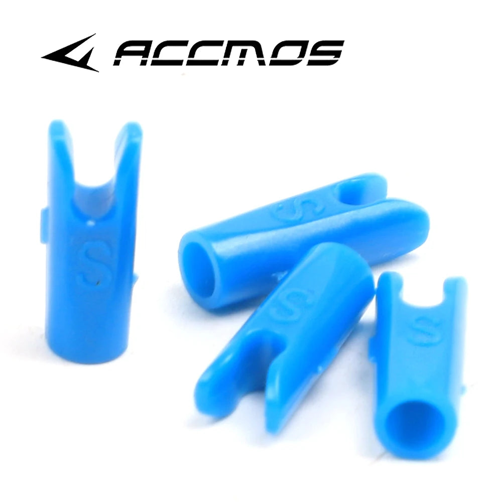 60pcs Plastic Arrow Pin Nocks, Size L & S For ID4.2mm, ID6.2mm, 3.2mm, DIY Arrow Shaft Archery