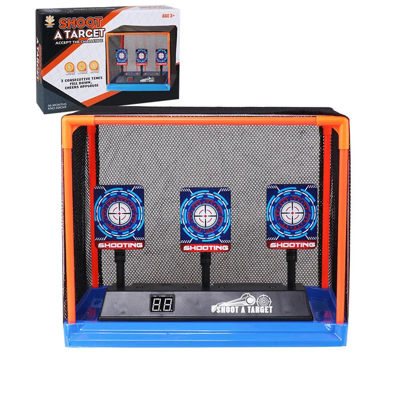 Targets for Nerf Guns – Auto Reset Electric Shooting Target with Sound & Light for Kids