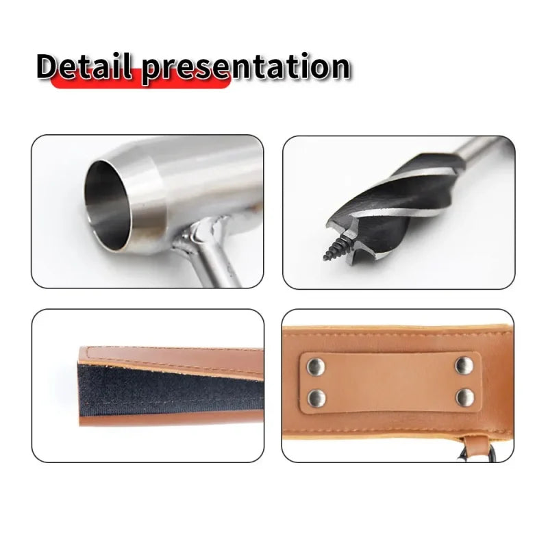 Bushcraft Hand Auger Wrench Wood Drill Tool for Camping & Outdoor Woodworking