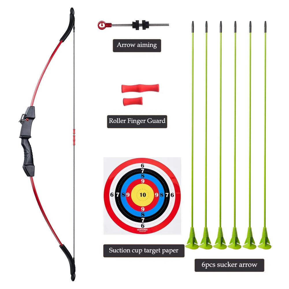 Kids Recurve Bow – 12-15lbs Takedown Set for Outdoor Shooting Practice