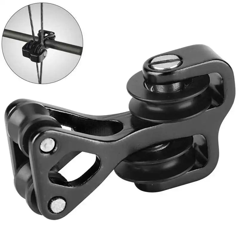 thumbnail image 2 of FUNTRESS Aluminum Compound Bow Cable Slide - Roller Glide For 3/8" Cable Rods 2 of 13