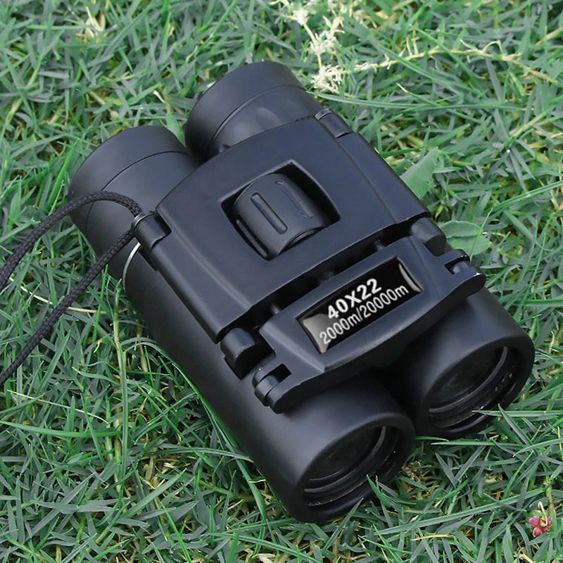 40x22 HD Compact Binoculars with BAK4 & FMC Optics for Long-Range Outdoor Viewing
