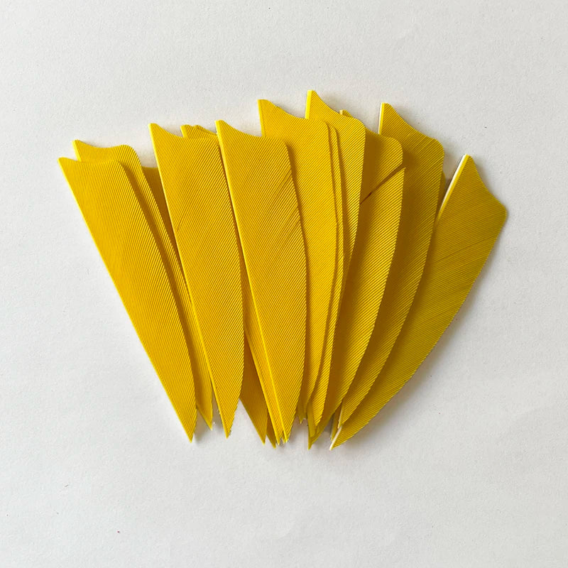100pcs 3-Inch Shield Cut Turkey Feathers – RW Fletching for Archery & Hunting