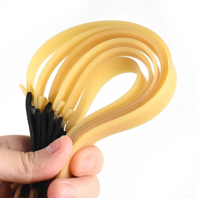 2.0mm Thick High-Elastic Slingshot Rubber Bands – Precision Hunting Latex Bands