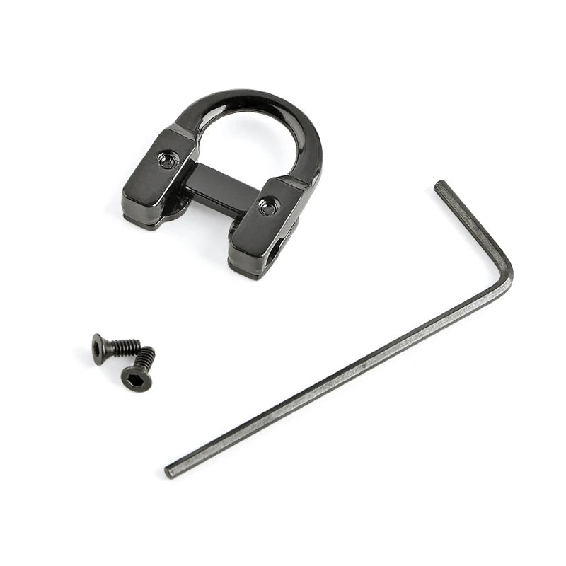 Compound Bow D Loop Release Ring Adjustable Metal Archery Accessory