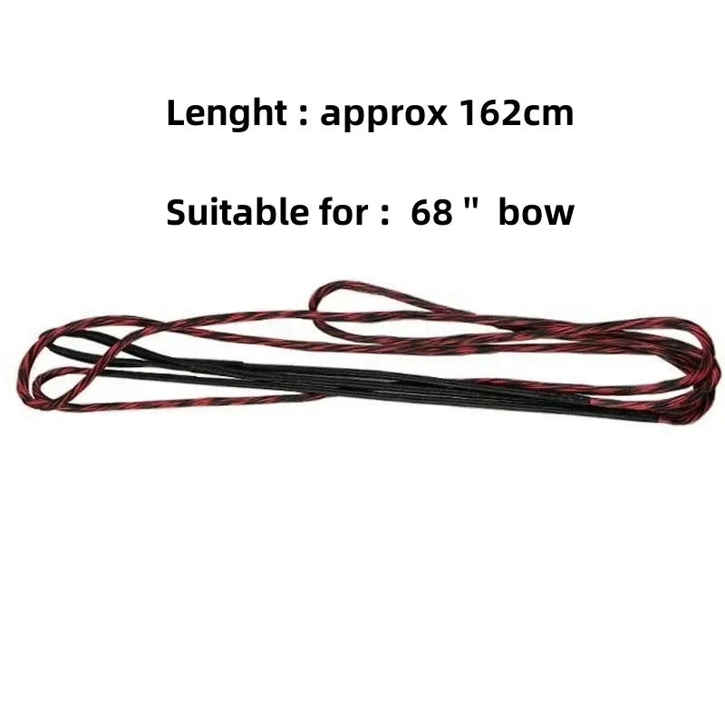 16-Strand Dacron Bowstring for Recurve and Longbows – Fits 48" to 70" Bows