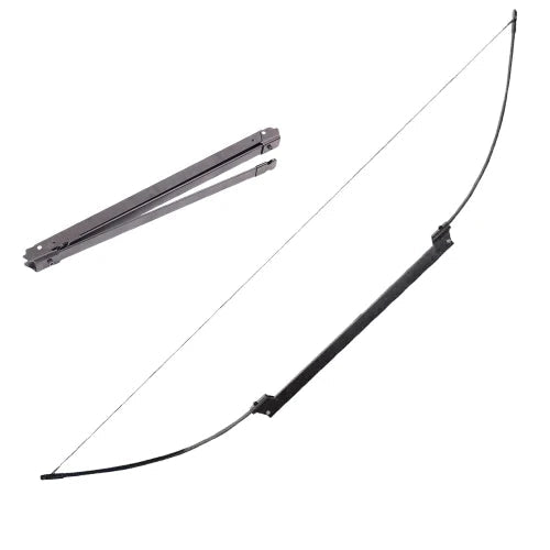 Archery Folding Bow – Lightweight Alloy Metal Bow for Hunting & Outdoor Sports