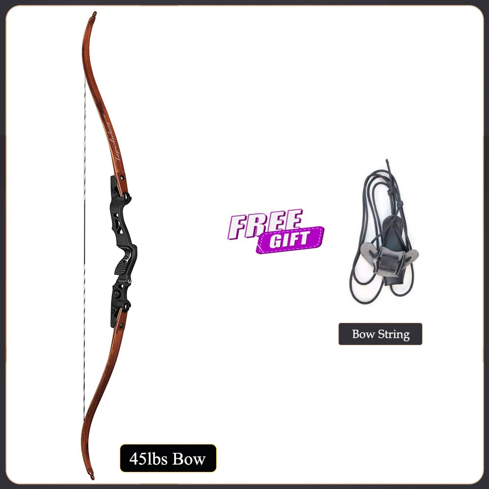62" ILF Take Down Recurve Bow 20–60lbs – Precision for Hunting & Target Sports