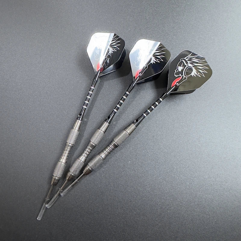 3pcs/Set Metal Imitation Tungsten Steel Needle Darts 20g with Black Aluminum Rod - Professional Training