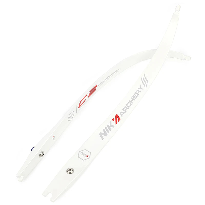 ILF recurve bow limbs C2 H25-68" – carbon fibre & fibreglass, 12–50lbs draw weight